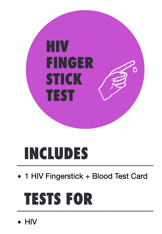 HIV Finger Stick Test