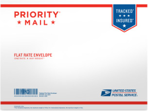 USPS Priority Mail flat rate envelope